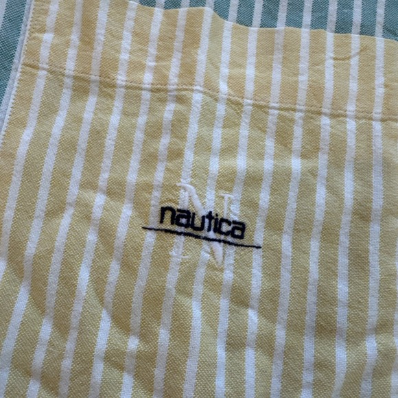 Vintage Nautica‎ Shirt Mens XL Colorblock Preppy Button Down 90s Plaid Striped - Picture 5 of 7